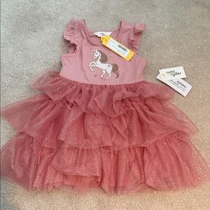 Rumi Ryder girls 3T flutter dress tutu pink NWT